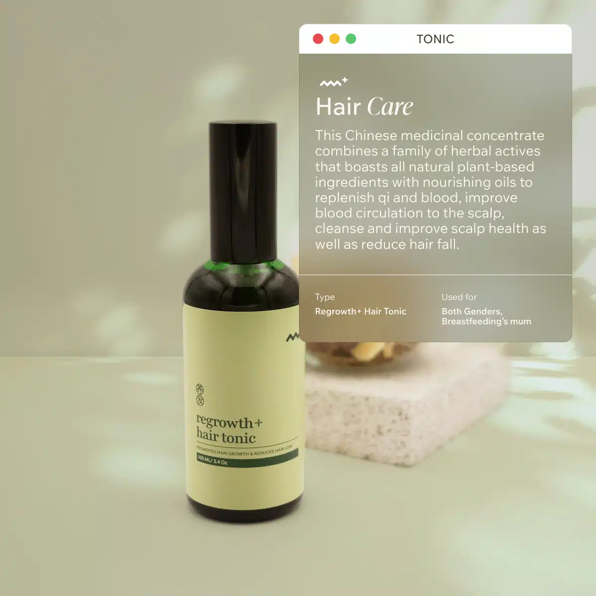 PULSE Regrowth+ Hair Tonic Herbs cover